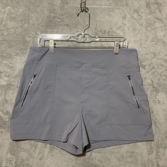 Athleta Other - Athleta Trekkie North Shorts Women Sz 14 Solid Gray Hiking Outdoors Athletic